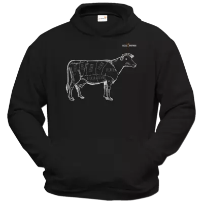 Motiv: Hoodie Classic - SizzleBrothers - Grillen - Meatmap - bestimme auf Wunsch Details wie Produkt, Grösse, Farbe und Position selbst ! Motiv: Hoodie Classic - SizzleBrothers - Grillen - Meatmap