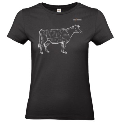 Motiv: T-Shirt Damen Premium FAIR WEAR - SizzleBrothers - Grillen - Meatmap - bestimme auf Wunsch Details wie Produkt, Grösse, Farbe und Position selbst ! Motiv: T-Shirt Damen Premium FAIR WEAR - SizzleBrothers - Grillen - Meatmap