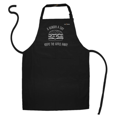 Motiv: Schürze - SizzleBrothers - Grillen - Burger Apple - bestimme auf Wunsch Details wie Produkt, Grösse, Farbe und Position selbst ! Motiv: Schürze - SizzleBrothers - Grillen - Burger Apple