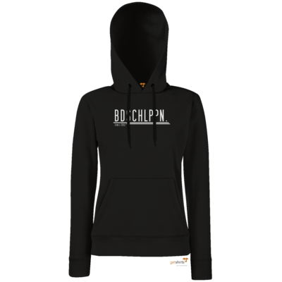 Motiv: Hoodie Damen Classic - BDSCHLPPN - bestimme auf Wunsch Details wie Produkt, Grösse, Farbe und Position selbst ! Motiv: Hoodie Damen Classic - BDSCHLPPN