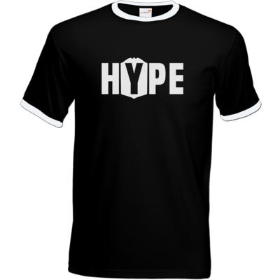 Motiv: T-Shirt Ringer - Hype - bestimme auf Wunsch Details wie Produkt, Grösse, Farbe und Position selbst ! Motiv: T-Shirt Ringer - Hype