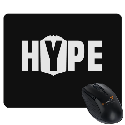 Motiv: Mousepad Textil - Hype - bestimme auf Wunsch Details wie Produkt, Grösse, Farbe und Position selbst ! Motiv: Mousepad Textil - Hype