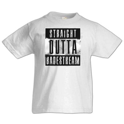Motiv: Kids T-Shirt Premium FAIR WEAR - Straight Outta Badestream - bestimme auf Wunsch Details wie Produkt, Grösse, Farbe und Position selbst ! Motiv: Kids T-Shirt Premium FAIR WEAR - Straight Outta Badestream