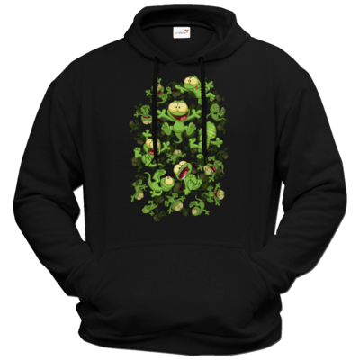 Motiv: Hoodie Premium FAIR WEAR - Lurchregen - bestimme auf Wunsch Details wie Produkt, Grösse, Farbe und Position selbst ! Motiv: Hoodie Premium FAIR WEAR - Lurchregen