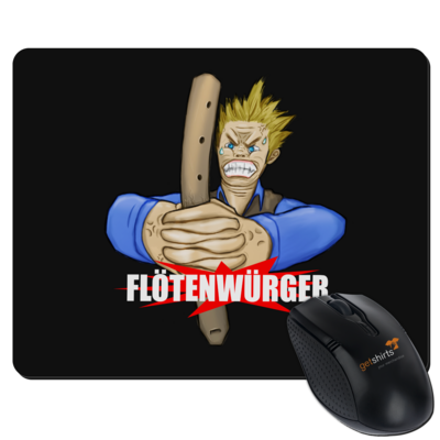 Motiv: Mousepad Textil - Floetenwuerger - bestimme auf Wunsch Details wie Produkt, Grösse, Farbe und Position selbst ! Motiv: Mousepad Textil - Floetenwuerger