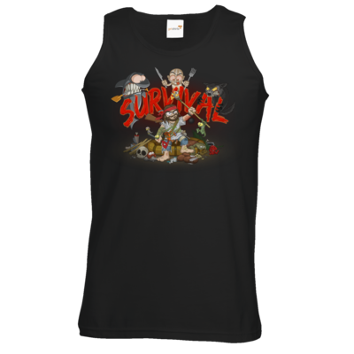 Motiv: Athletic Vest - Survival - bestimme auf Wunsch Details wie Produkt, Grösse, Farbe und Position selbst ! Motiv: Athletic Vest - Survival