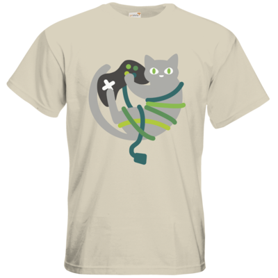 Motiv: T-Shirt Premium FAIR WEAR - Cat - bestimme auf Wunsch Details wie Produkt, Grösse, Farbe und Position selbst ! Motiv: T-Shirt Premium FAIR WEAR - Cat