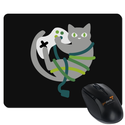 Motiv: Mousepad Textil - Cat - bestimme auf Wunsch Details wie Produkt, Grösse, Farbe und Position selbst ! Motiv: Mousepad Textil - Cat
