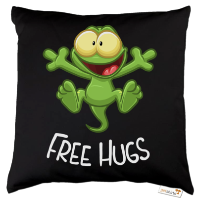 Motiv: Kissen Baumwolle - FreeHugs - bestimme auf Wunsch Details wie Produkt, Grösse, Farbe und Position selbst ! Motiv: Kissen Baumwolle - FreeHugs