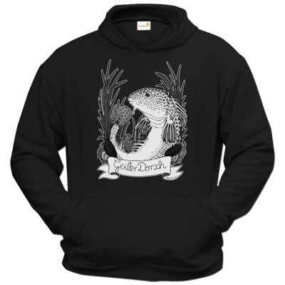 Motiv: Hoodie Classic - Geiler Dorsch - bestimme auf Wunsch Details wie Produkt, Grösse, Farbe und Position selbst ! Motiv: Hoodie Classic - Geiler Dorsch