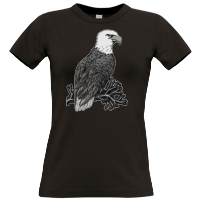 Motiv: T-Shirt Damen Premium FAIR WEAR - Adler - bestimme auf Wunsch Details wie Produkt, Grösse, Farbe und Position selbst ! Motiv: T-Shirt Damen Premium FAIR WEAR - Adler