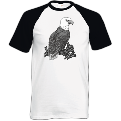 Motiv: TShirt Baseball - Adler - bestimme auf Wunsch Details wie Produkt, Grösse, Farbe und Position selbst ! Motiv: TShirt Baseball - Adler
