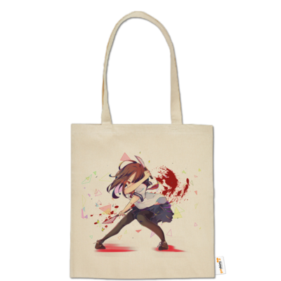 Motiv: Baumwolltasche - Yandere Pan - bestimme auf Wunsch Details wie Produkt, Grösse, Farbe und Position selbst ! Motiv: Baumwolltasche - Yandere Pan