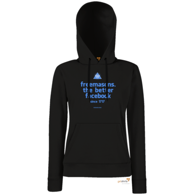 Motiv: Hoodie Damen Classic - freemasons - bestimme auf Wunsch Details wie Produkt, Grösse, Farbe und Position selbst ! Motiv: Hoodie Damen Classic - freemasons