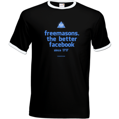 Motiv: T-Shirt Ringer - freemasons - bestimme auf Wunsch Details wie Produkt, Grösse, Farbe und Position selbst ! Motiv: T-Shirt Ringer - freemasons