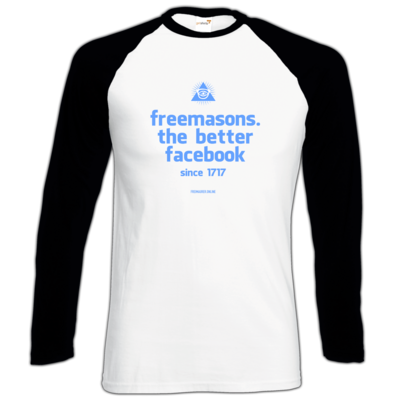 Motiv: Longsleeve Baseball T - freemasons - bestimme auf Wunsch Details wie Produkt, Grösse, Farbe und Position selbst ! Motiv: Longsleeve Baseball T - freemasons
