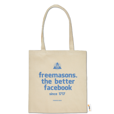 Motiv: Baumwolltasche - freemasons - bestimme auf Wunsch Details wie Produkt, Grösse, Farbe und Position selbst ! Motiv: Baumwolltasche - freemasons