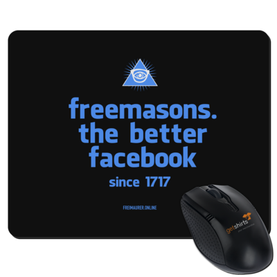 Motiv: Mousepad Textil - freemasons - bestimme auf Wunsch Details wie Produkt, Grösse, Farbe und Position selbst ! Motiv: Mousepad Textil - freemasons