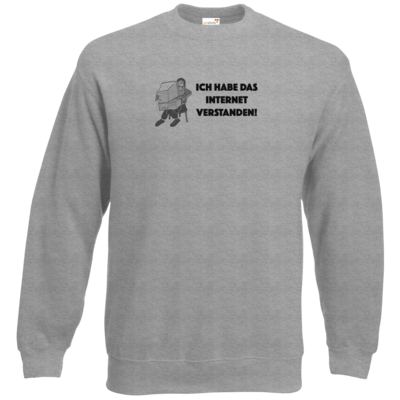 Motiv: Sweatshirt Classic - verstanden - bestimme auf Wunsch Details wie Produkt, Grösse, Farbe und Position selbst ! Motiv: Sweatshirt Classic - verstanden