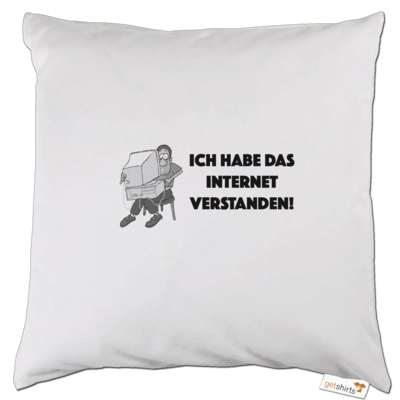 Motiv: Kissen - verstanden - bestimme auf Wunsch Details wie Produkt, Grösse, Farbe und Position selbst ! Motiv: Kissen - verstanden