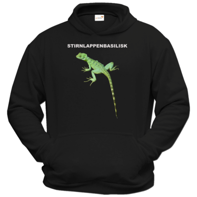 Motiv: Hoodie Classic - Stirnlappenbasilisk - bestimme auf Wunsch Details wie Produkt, Grösse, Farbe und Position selbst ! Motiv: Hoodie Classic - Stirnlappenbasilisk