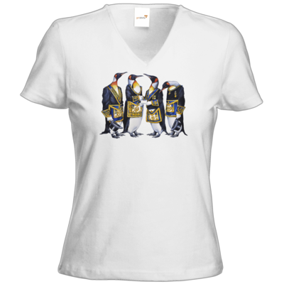 Motiv: T-Shirt Damen V-Neck Classic - Freemasonry-Art - Gaben der Liebe - bestimme auf Wunsch Details wie Produkt, Grösse, Farbe und Position selbst ! Motiv: T-Shirt Damen V-Neck Classic - Freemasonry-Art - Gaben der Liebe