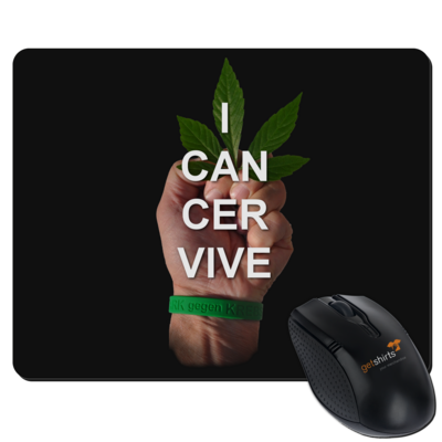 Motiv: Mousepad Textil - I CAN CER VIVE - bestimme auf Wunsch Details wie Produkt, Grösse, Farbe und Position selbst ! Motiv: Mousepad Textil - I CAN CER VIVE
