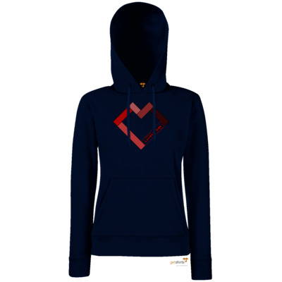 Motiv: Hoodie Damen Classic - LOVEHERZ - bestimme auf Wunsch Details wie Produkt, Grösse, Farbe und Position selbst ! Motiv: Hoodie Damen Classic - LOVEHERZ