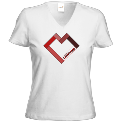 Motiv: T-Shirt Damen V-Neck Classic - LOVEHERZ - bestimme auf Wunsch Details wie Produkt, Grösse, Farbe und Position selbst ! Motiv: T-Shirt Damen V-Neck Classic - LOVEHERZ