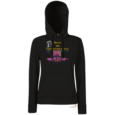 Motiv: Hoodie Damen Classic - Live lila - bestimme auf Wunsch Details wie Produkt, Grösse, Farbe und Position selbst ! Motiv: Hoodie Damen Classic - Live lila