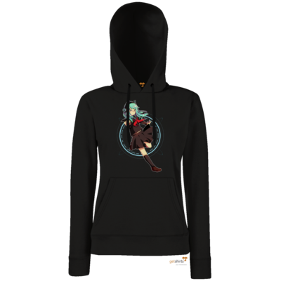 Motiv: Hoodie Damen Classic - Modus Yandere - bestimme auf Wunsch Details wie Produkt, Grösse, Farbe und Position selbst ! Motiv: Hoodie Damen Classic - Modus Yandere