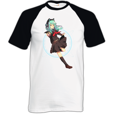 Motiv: TShirt Baseball - Modus Yandere - bestimme auf Wunsch Details wie Produkt, Grösse, Farbe und Position selbst ! Motiv: TShirt Baseball - Modus Yandere
