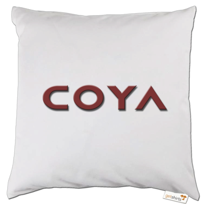 Motiv: Kissen - Coya Logo - bestimme auf Wunsch Details wie Produkt, Grösse, Farbe und Position selbst ! Motiv: Kissen - Coya Logo