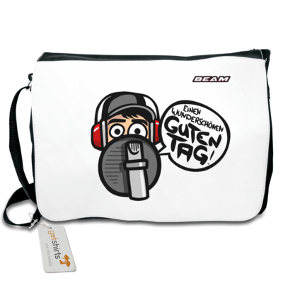 Motiv: Schultertasche - Guten Tag - bestimme auf Wunsch Details wie Produkt, Grösse, Farbe und Position selbst ! Motiv: Schultertasche - Guten Tag