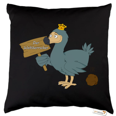Motiv: Kissen Baumwolle - Motiv Weltherrscher - bestimme auf Wunsch Details wie Produkt, Grösse, Farbe und Position selbst ! Motiv: Kissen Baumwolle - Motiv Weltherrscher