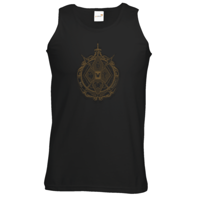Motiv: Athletic Vest - B2W Wappen Black - bestimme auf Wunsch Details wie Produkt, Grösse, Farbe und Position selbst ! Motiv: Athletic Vest - B2W Wappen Black