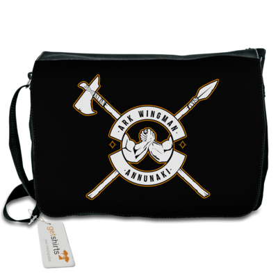 Motiv: Schultertasche - Annunaki hell - bestimme auf Wunsch Details wie Produkt, Grösse, Farbe und Position selbst ! Motiv: Schultertasche - Annunaki hell