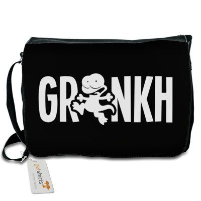 Motiv: Schultertasche - Lurch sw - bestimme auf Wunsch Details wie Produkt, Grösse, Farbe und Position selbst ! Motiv: Schultertasche - Lurch sw