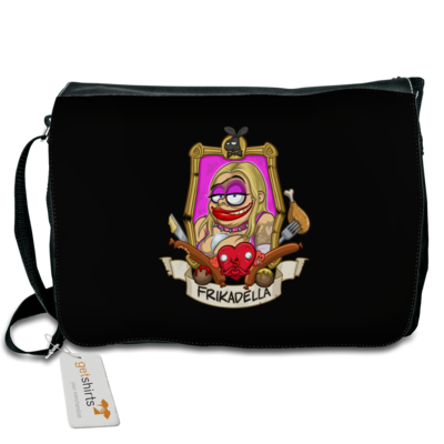 Motiv: Schultertasche - Frikadella - bestimme auf Wunsch Details wie Produkt, Grösse, Farbe und Position selbst ! Motiv: Schultertasche - Frikadella