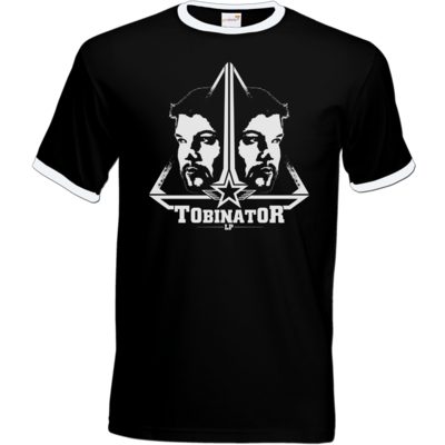 Motiv: T-Shirt Ringer - StarBadge - bestimme auf Wunsch Details wie Produkt, Grösse, Farbe und Position selbst ! Motiv: T-Shirt Ringer - StarBadge