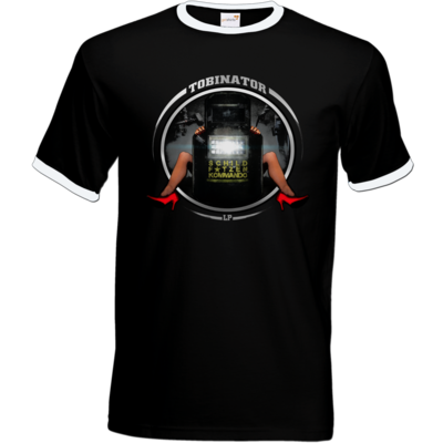 Motiv: T-Shirt Ringer - Schildftze - bestimme auf Wunsch Details wie Produkt, Grösse, Farbe und Position selbst ! Motiv: T-Shirt Ringer - Schildftze