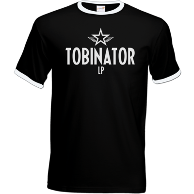 Motiv: T-Shirt Ringer - Tobinator - bestimme auf Wunsch Details wie Produkt, Grösse, Farbe und Position selbst ! Motiv: T-Shirt Ringer - Tobinator