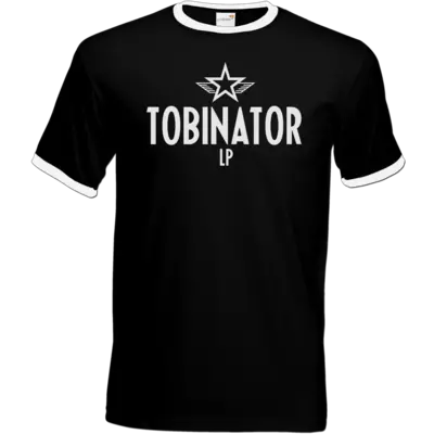 Motiv: T-Shirt Ringer - Tobinator - bestimme auf Wunsch Details wie Produkt, Grösse, Farbe und Position selbst ! Motiv: T-Shirt Ringer - Tobinator