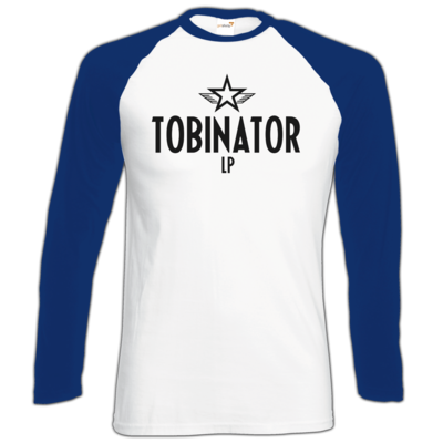 Motiv: Longsleeve Baseball T - Tobinator - bestimme auf Wunsch Details wie Produkt, Grösse, Farbe und Position selbst ! Motiv: Longsleeve Baseball T - Tobinator