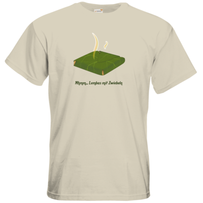 Motiv: T-Shirt Premium FAIR WEAR - Lembas - bestimme auf Wunsch Details wie Produkt, Grösse, Farbe und Position selbst ! Motiv: T-Shirt Premium FAIR WEAR - Lembas