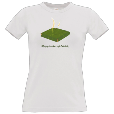 Motiv: T-Shirt Damen Premium FAIR WEAR - Lembas - bestimme auf Wunsch Details wie Produkt, Grösse, Farbe und Position selbst ! Motiv: T-Shirt Damen Premium FAIR WEAR - Lembas