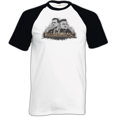 Motiv: TShirt Baseball - Heidelwurst - bestimme auf Wunsch Details wie Produkt, Grösse, Farbe und Position selbst ! Motiv: TShirt Baseball - Heidelwurst