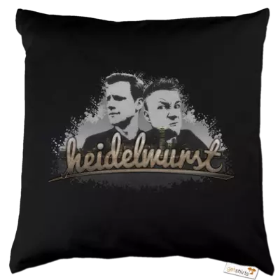 Motiv: Kissen Baumwolle - Heidelwurst - bestimme auf Wunsch Details wie Produkt, Grösse, Farbe und Position selbst ! Motiv: Kissen Baumwolle - Heidelwurst