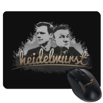 Motiv: Mousepad Textil - Heidelwurst - bestimme auf Wunsch Details wie Produkt, Grösse, Farbe und Position selbst ! Motiv: Mousepad Textil - Heidelwurst