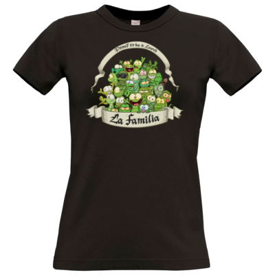 Motiv: T-Shirt Damen Premium FAIR WEAR - LaFamilia - bestimme auf Wunsch Details wie Produkt, Grösse, Farbe und Position selbst ! Motiv: T-Shirt Damen Premium FAIR WEAR - LaFamilia
